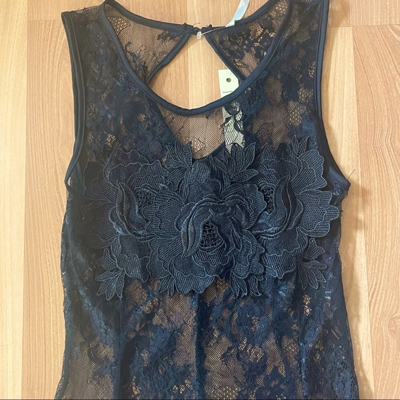 💗LOVE NATION💗-BLACK LACE BODYSUIT - Picture 5 of 10